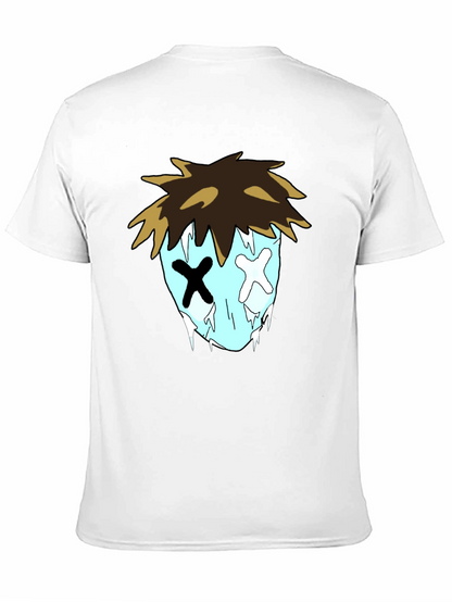 Cartoon Graphic Black T-Shirt for Men