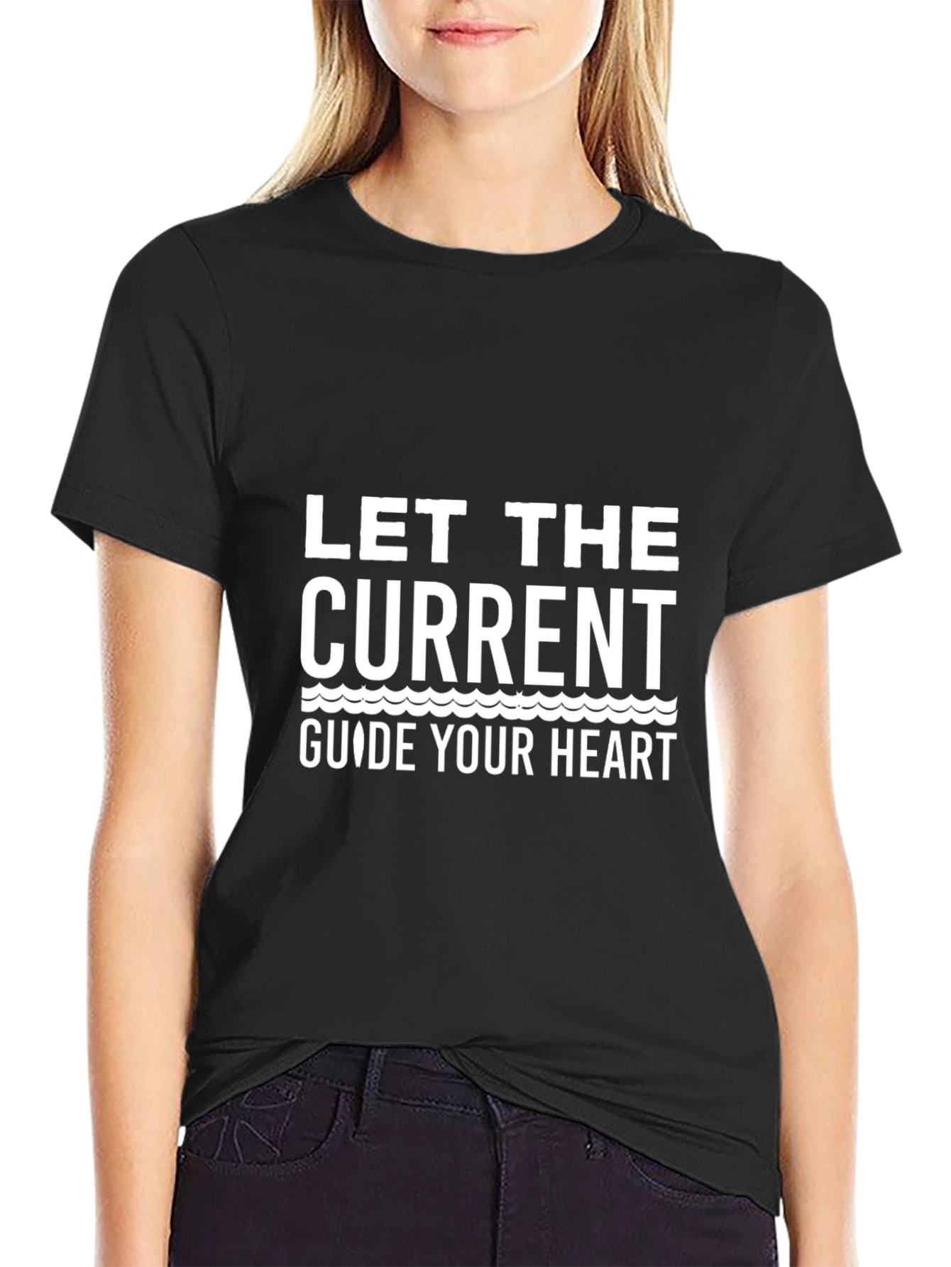 Let The Current Guide Your Heart Graphic Tee