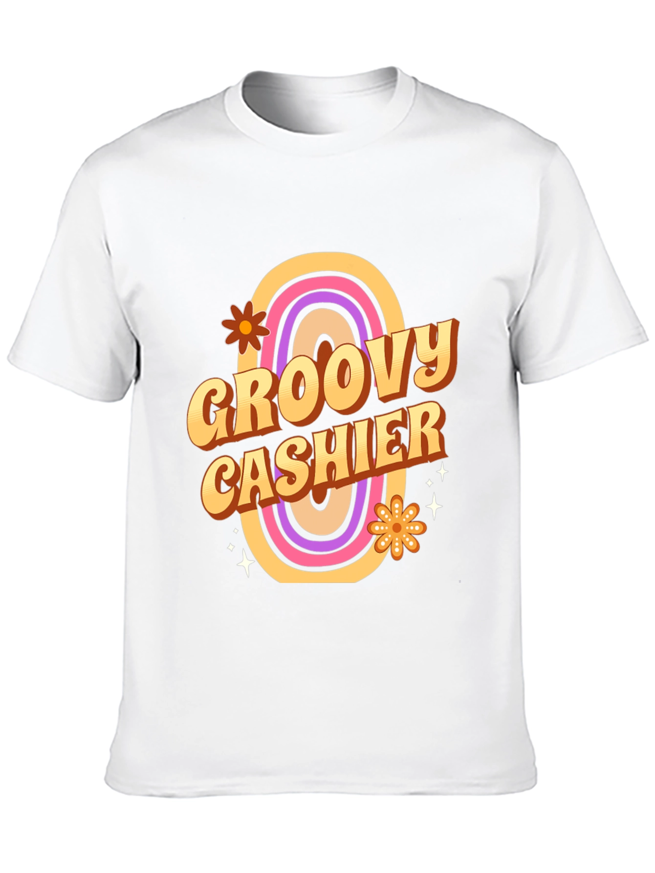 Groovy Cashier T-Shirt - Retro Style