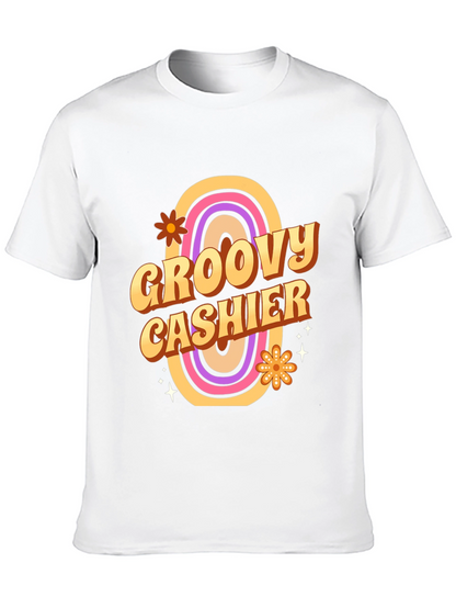 Groovy Cashier T-Shirt - Retro Style