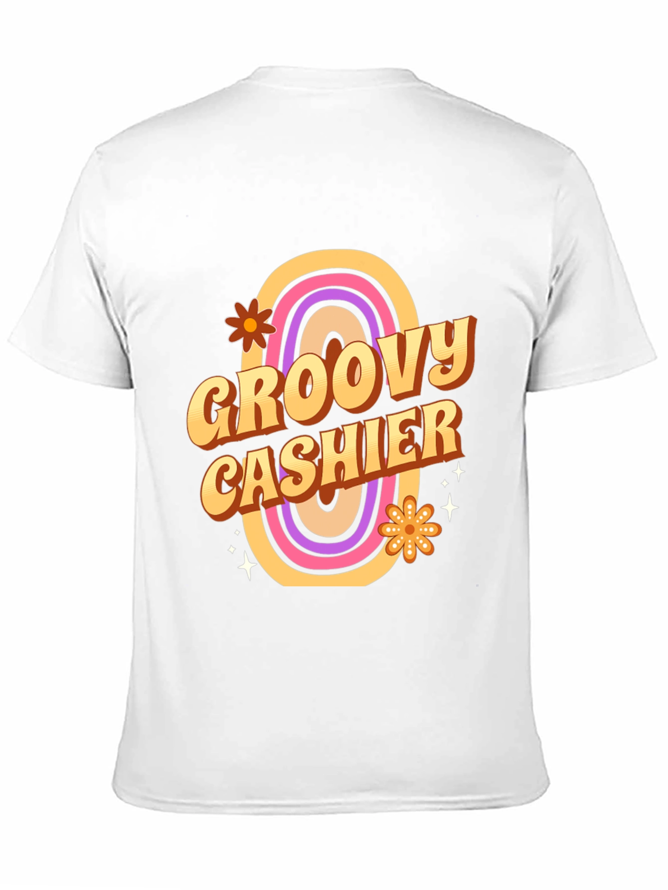 Groovy Cashier T-Shirt - Retro Style