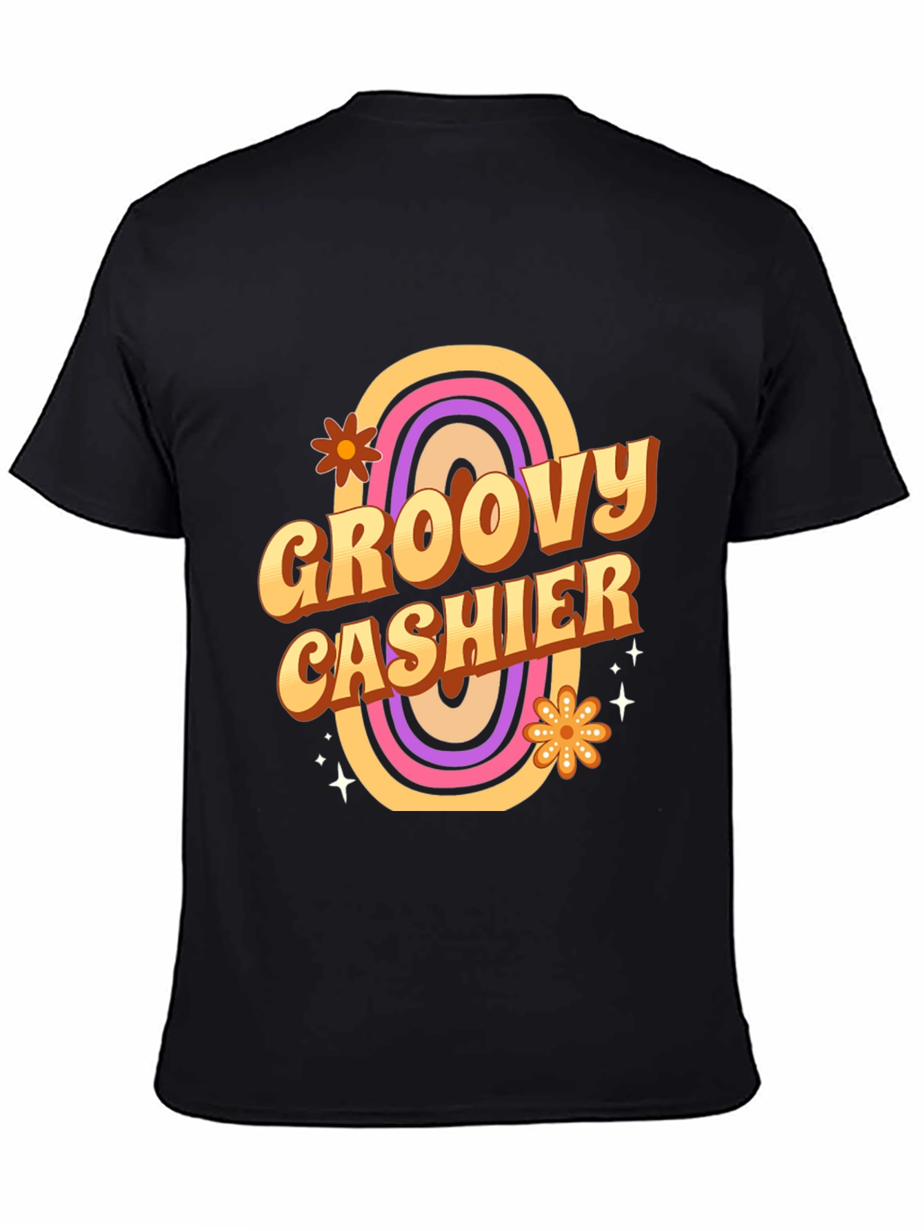 Groovy Cashier T-Shirt - Retro Style