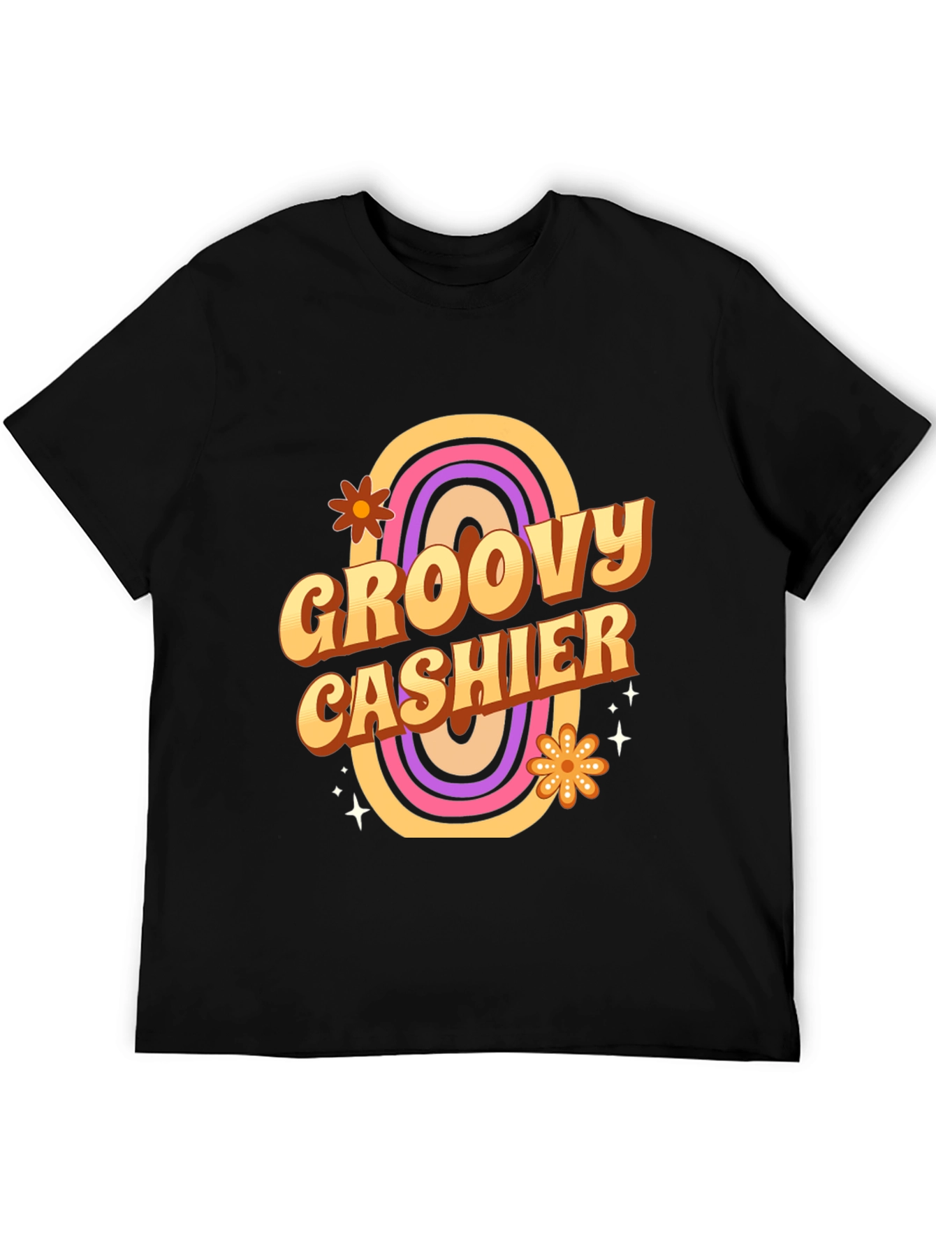 Groovy Cashier T-Shirt - Retro Style