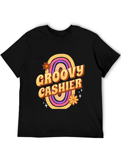 Groovy Cashier T-Shirt - Retro Style