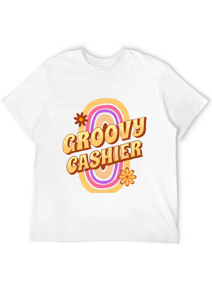 Groovy Cashier T-Shirt - Retro Style