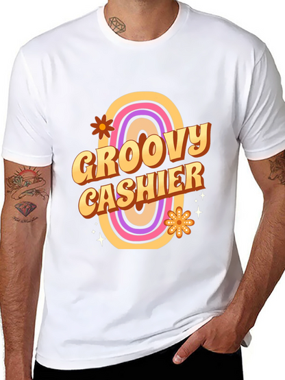 Groovy Cashier T-Shirt - Retro Style