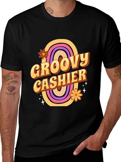 Groovy Cashier T-Shirt - Retro Style