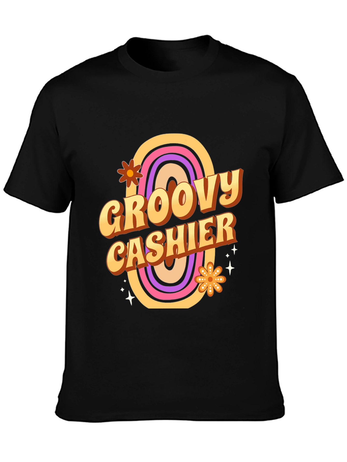 Groovy Cashier T-Shirt - Retro Style