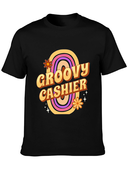 Groovy Cashier T-Shirt - Retro Style