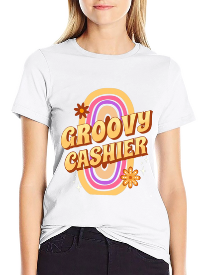 Groovy Cashier T-Shirt - Retro Style