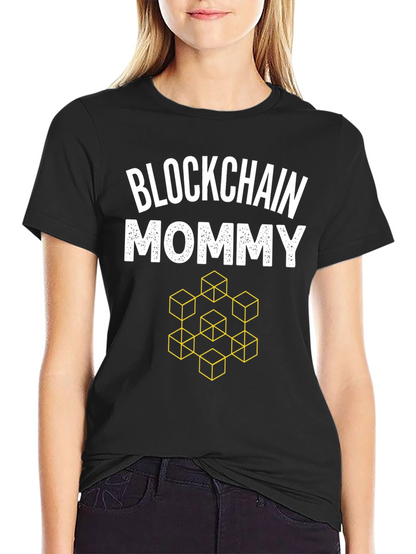 Blockchain Mommy T-Shirt - Crypto Womens Tee