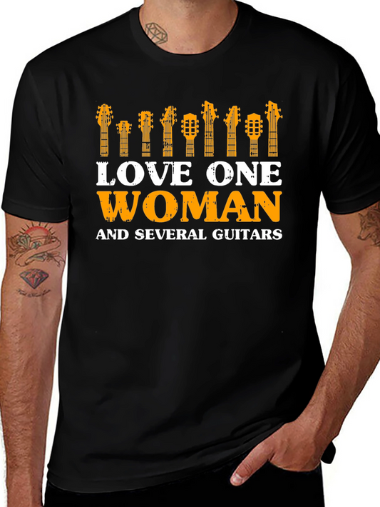 Love One Woman & Several Guitars Graphic Tee