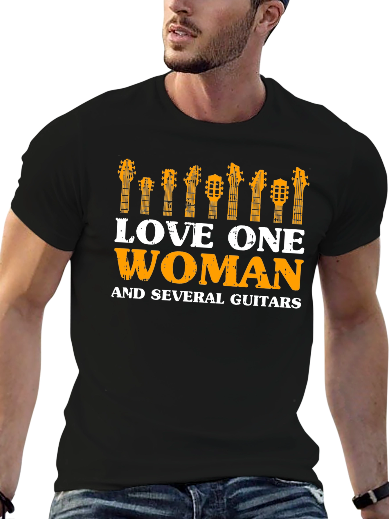 Love One Woman & Several Guitars Graphic Tee