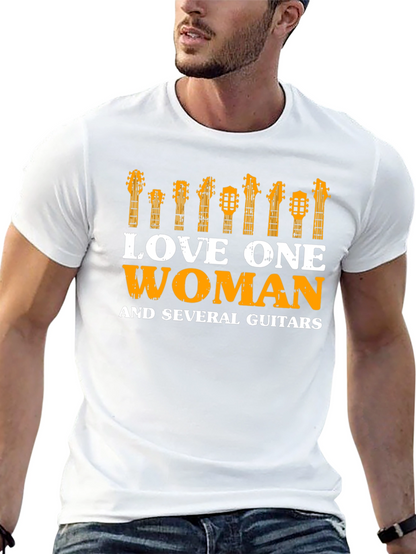 Love One Woman & Several Guitars Graphic Tee