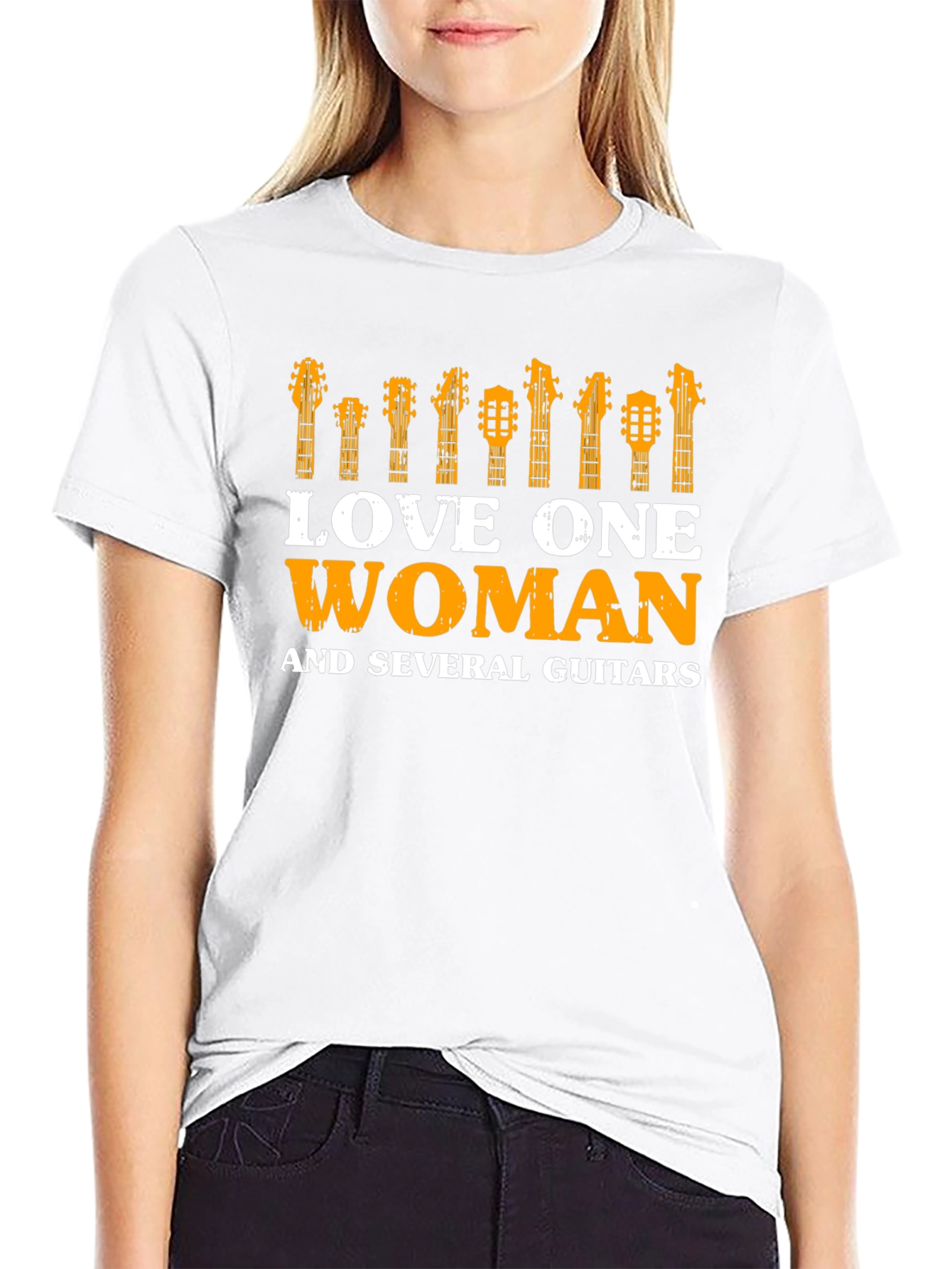 Love One Woman & Several Guitars Graphic Tee