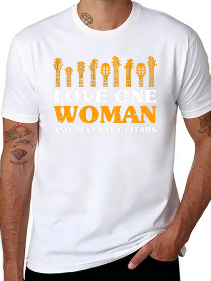 Love One Woman & Several Guitars Graphic Tee