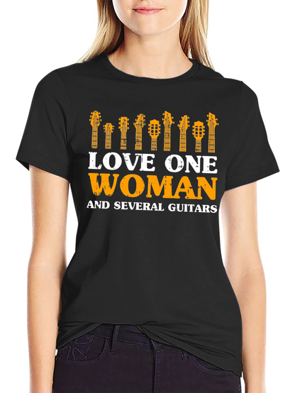 Love One Woman & Several Guitars Graphic Tee