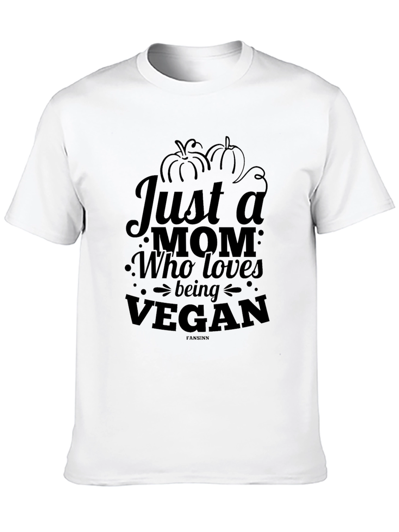 Vegan Mom Graphic Tee - Black T-Shirt