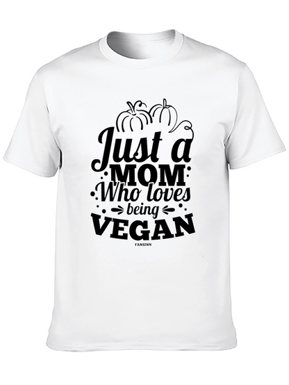 Vegan Mom Graphic Tee - Black T-Shirt