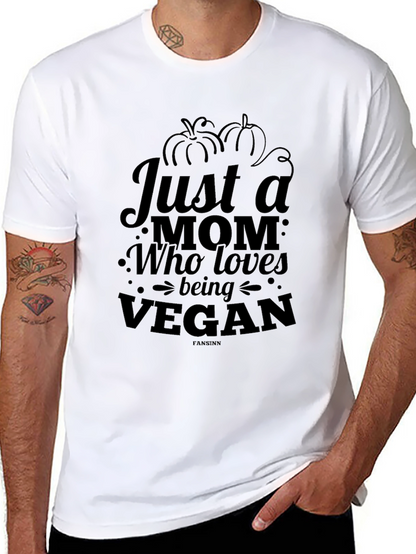 Vegan Mom Graphic Tee - Black T-Shirt