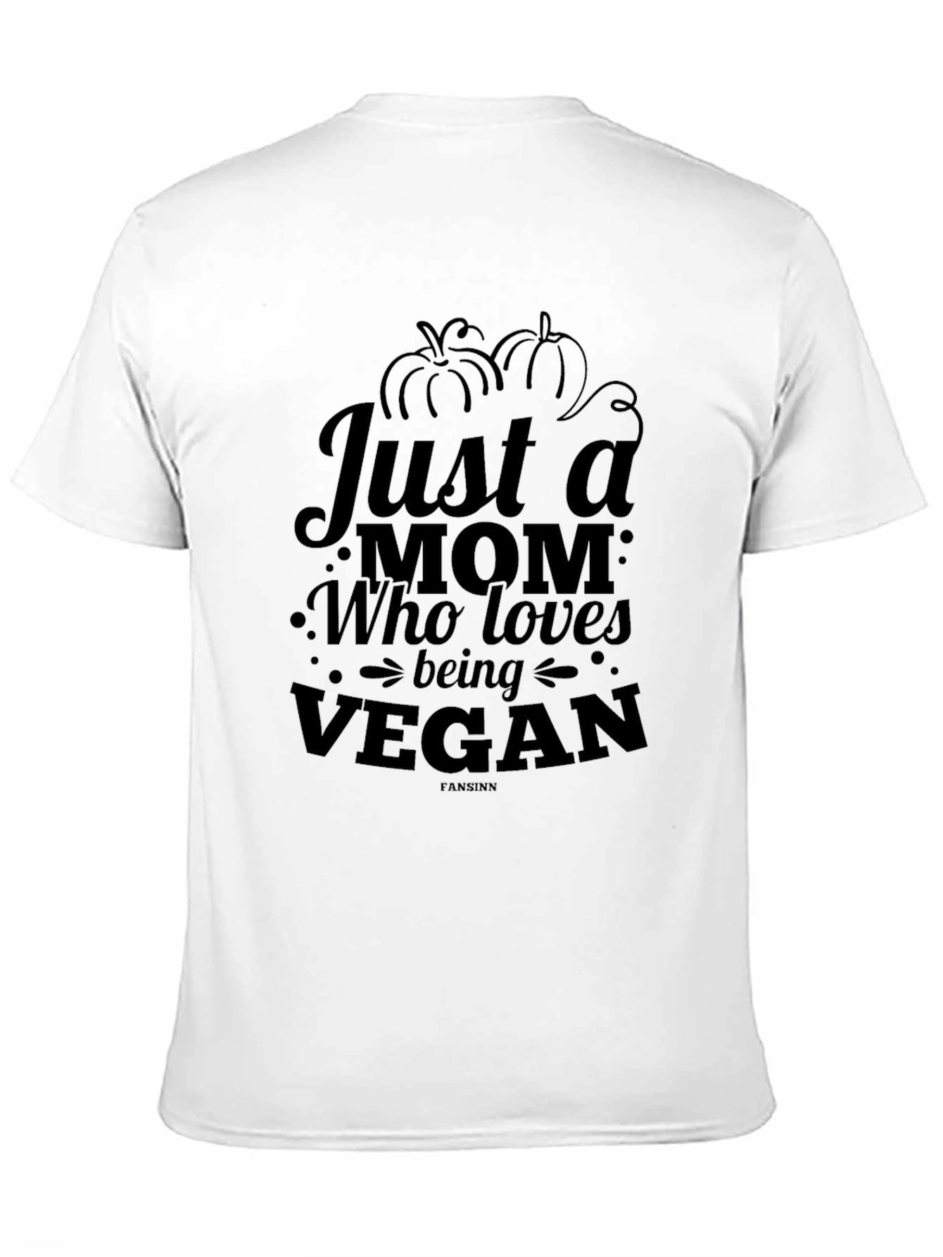 Vegan Mom Graphic Tee - Black T-Shirt