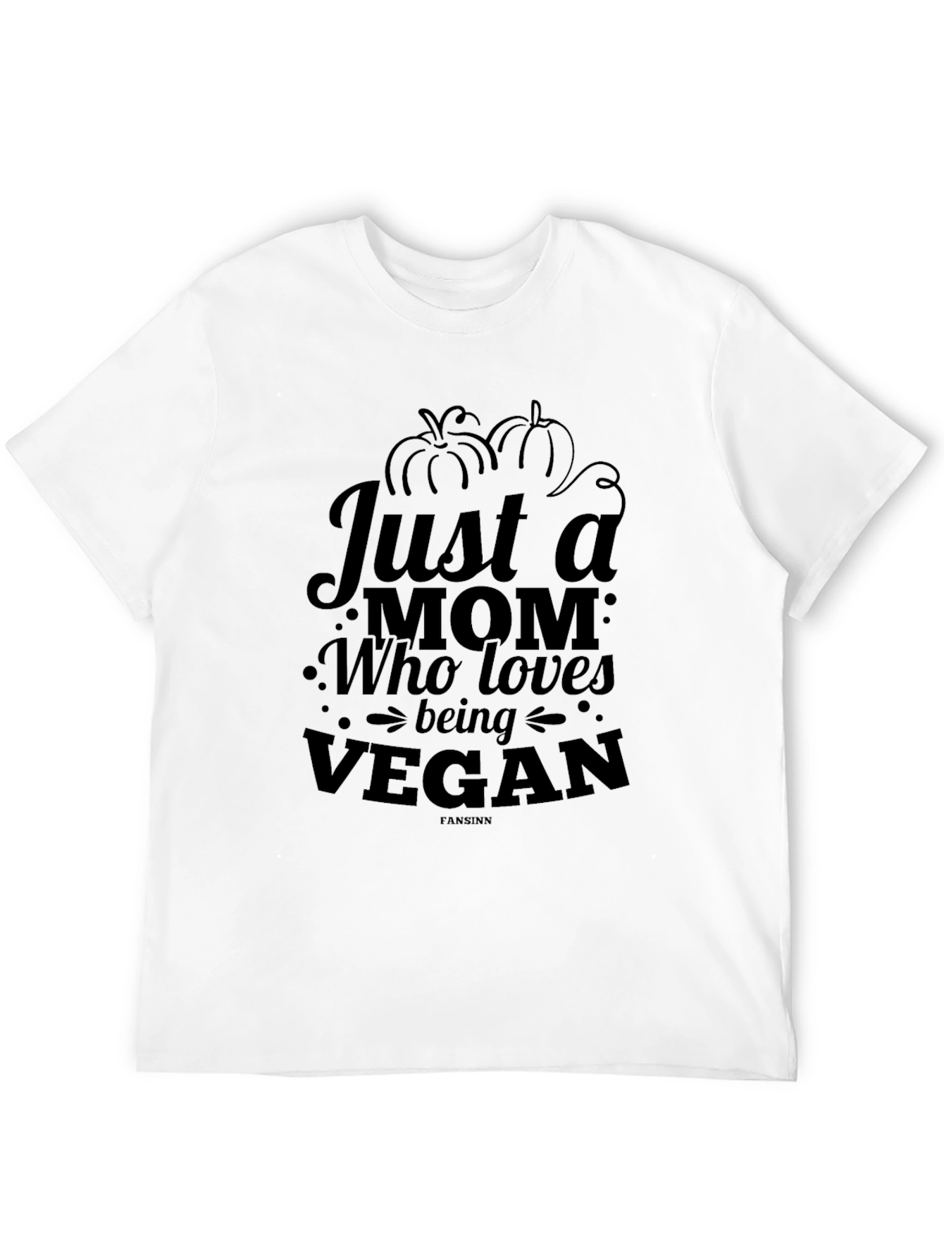 Vegan Mom Graphic Tee - Black T-Shirt