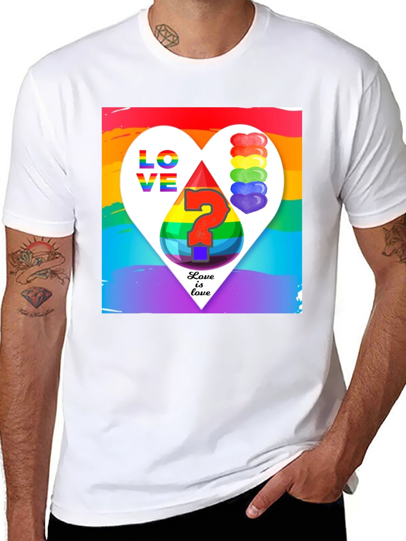 Love is Love Rainbow Pride T-Shirt