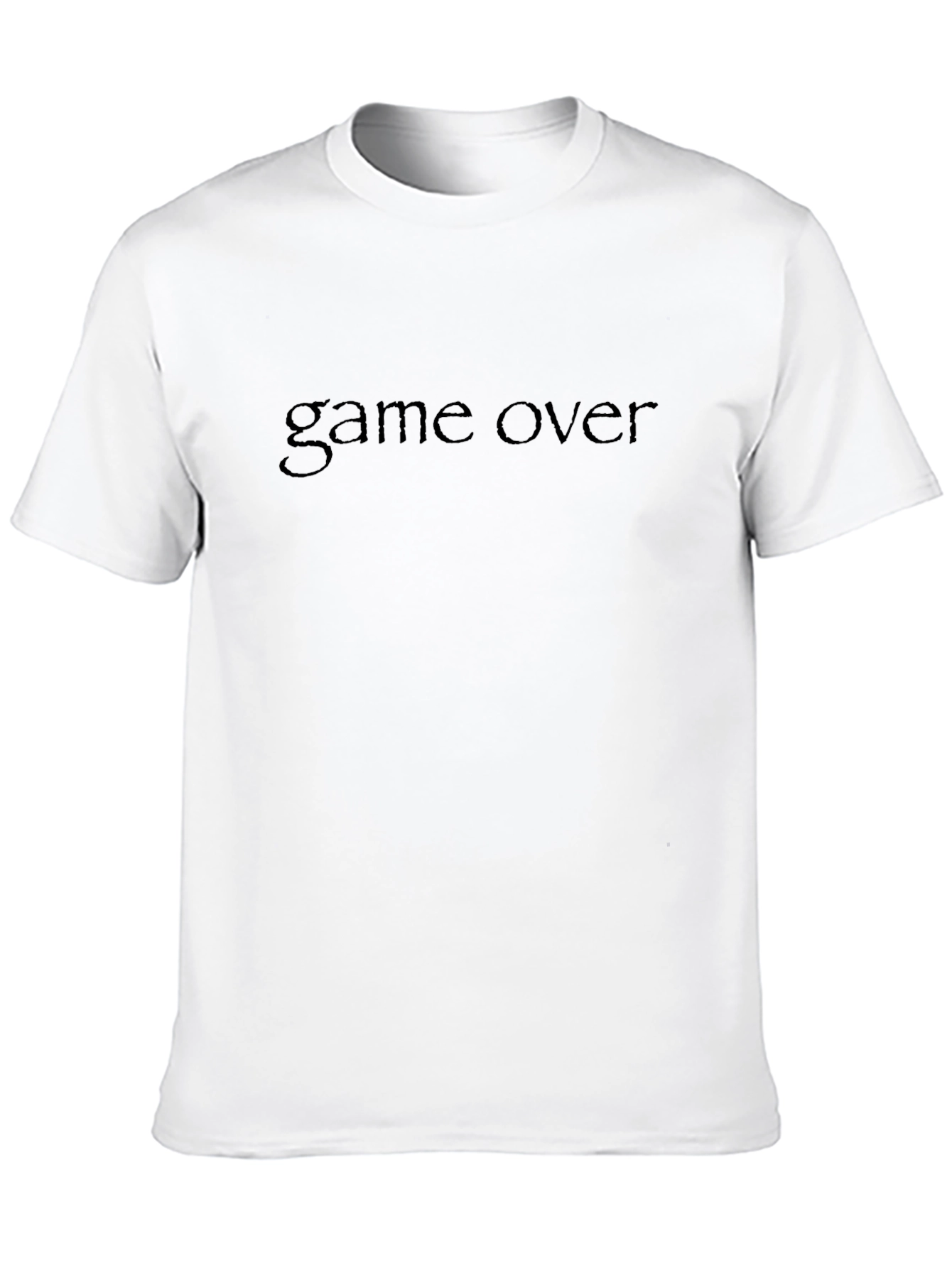 Game Over Black T-Shirt - Stylish Gamer Apparel