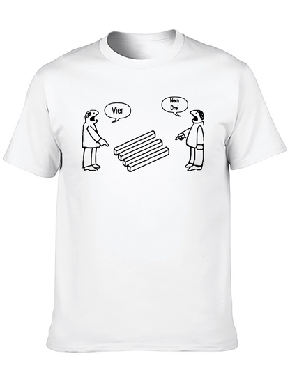 Optical Illusion T-Shirt: Four or Three?