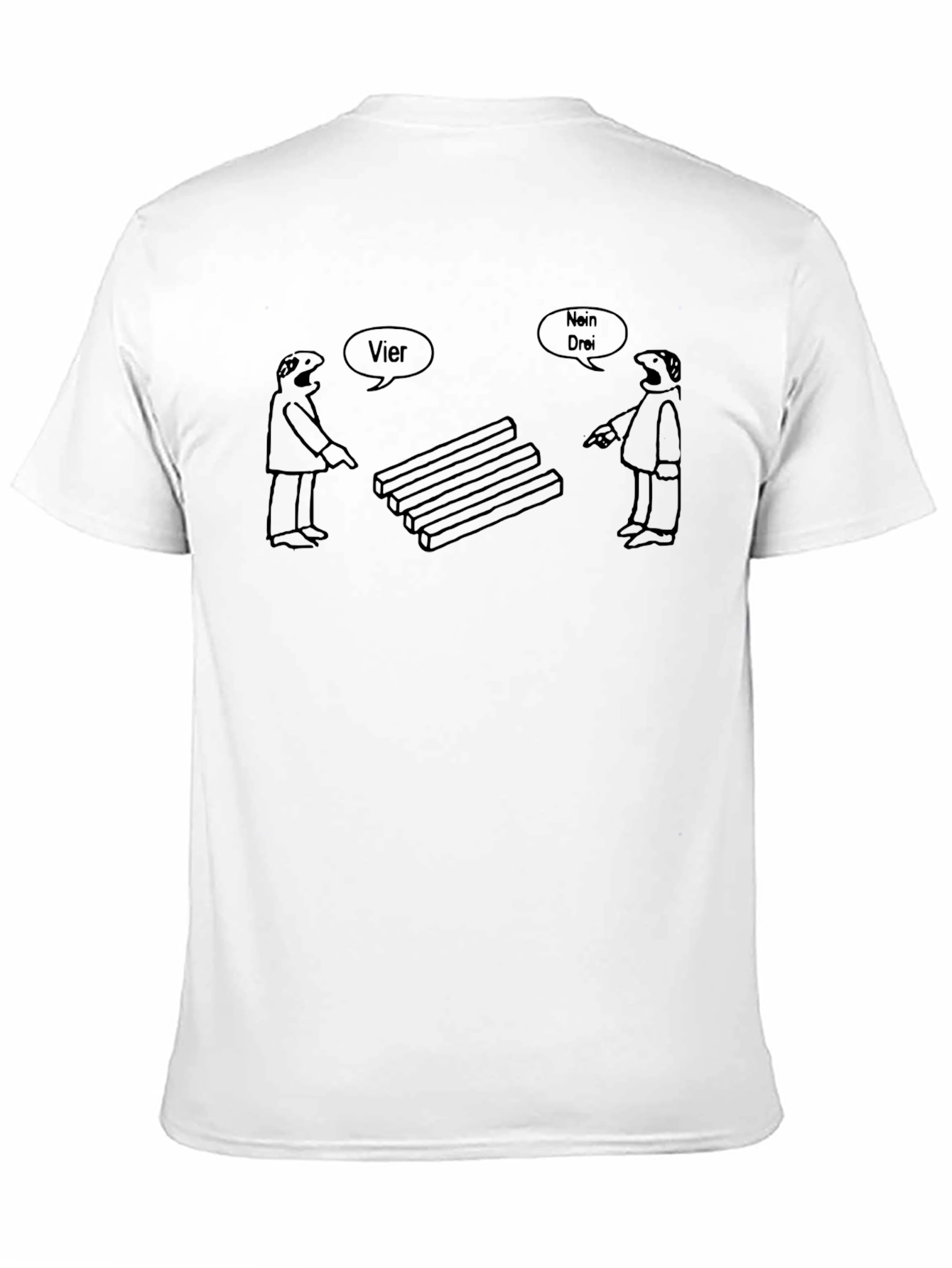 Optical Illusion T-Shirt: Four or Three?