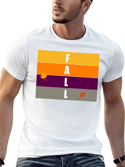 Stylish Fall T-Shirt - Seasonal Graphic Tee