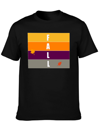 Stylish Fall T-Shirt - Seasonal Graphic Tee