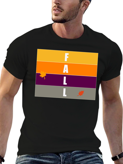 Stylish Fall T-Shirt - Seasonal Graphic Tee