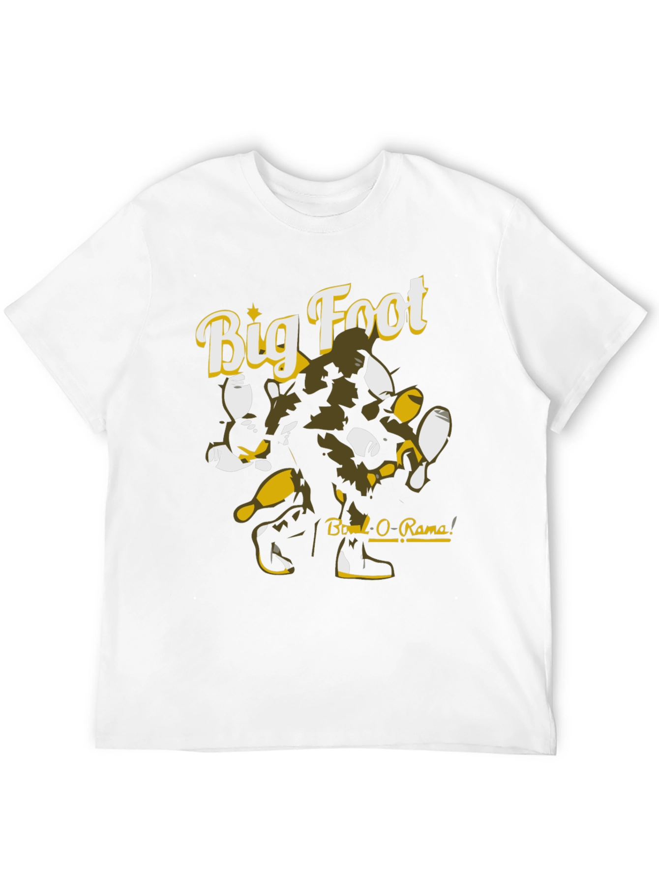 Big Foot Bowl-O-Rama Black Graphic Tee