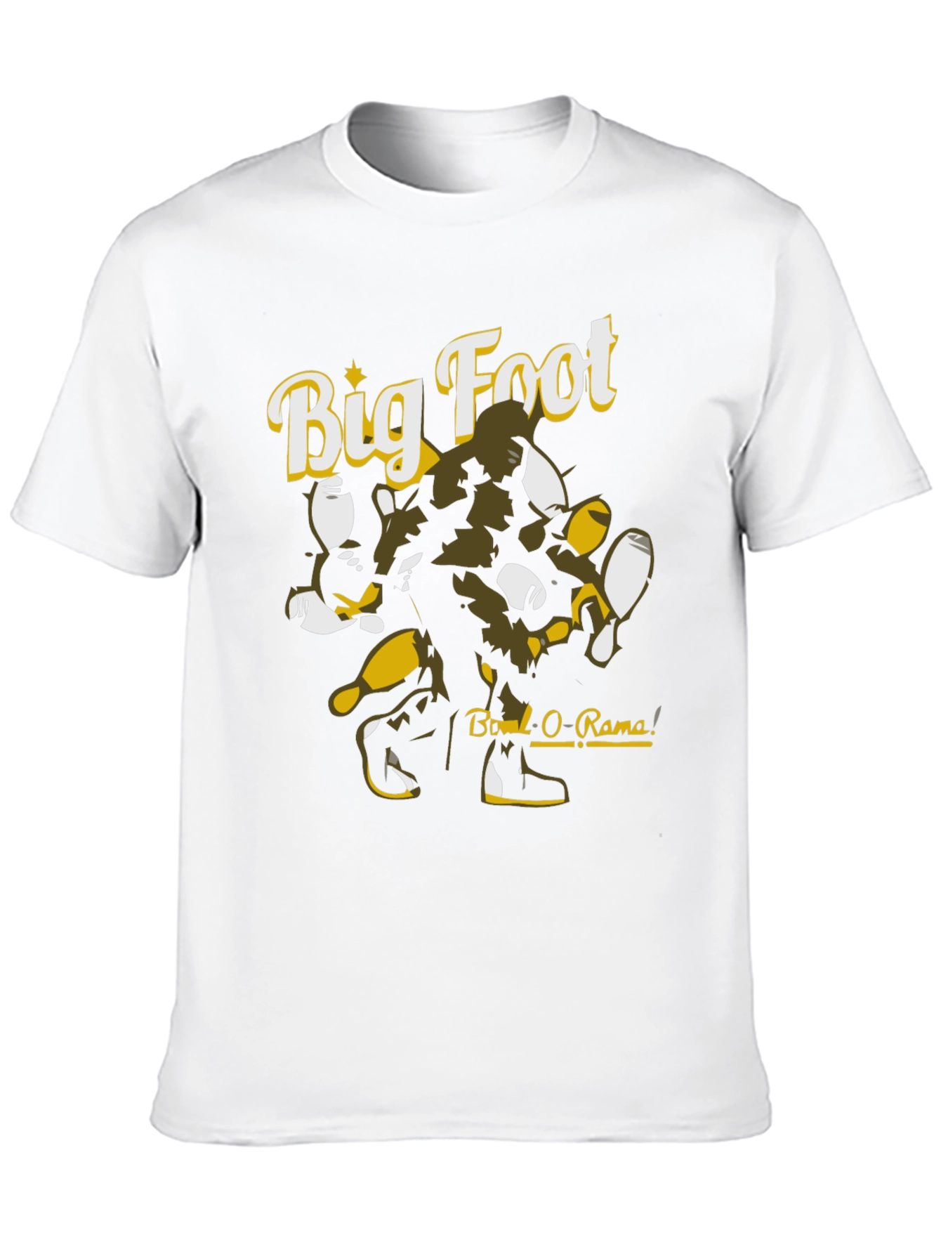 Big Foot Bowl-O-Rama Black Graphic Tee