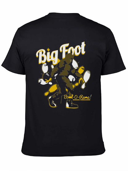 Big Foot Bowl-O-Rama Black Graphic Tee