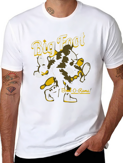Big Foot Bowl-O-Rama Black Graphic Tee