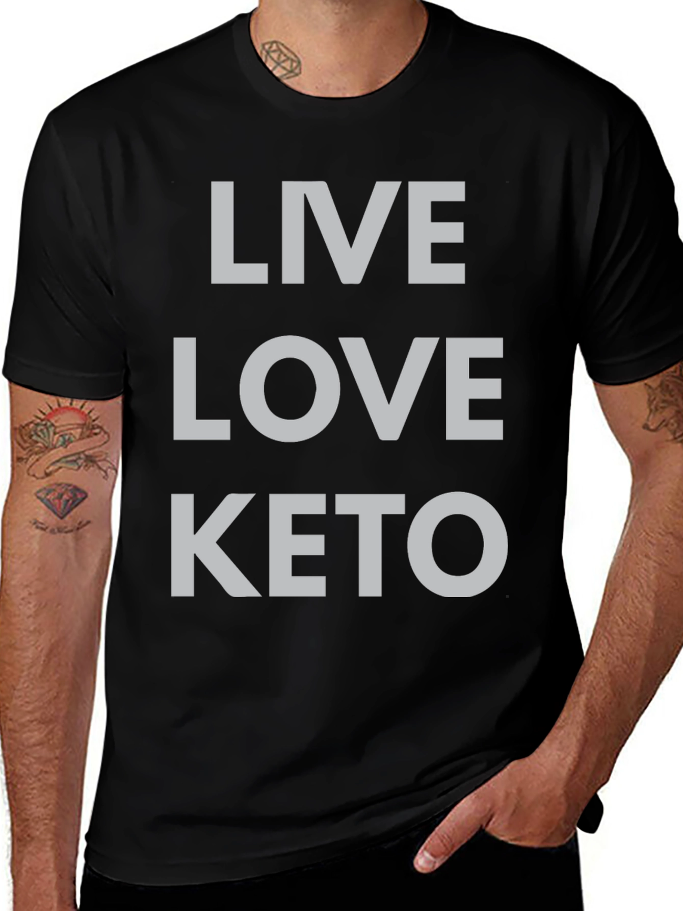 Live Love Keto T-Shirt - Black