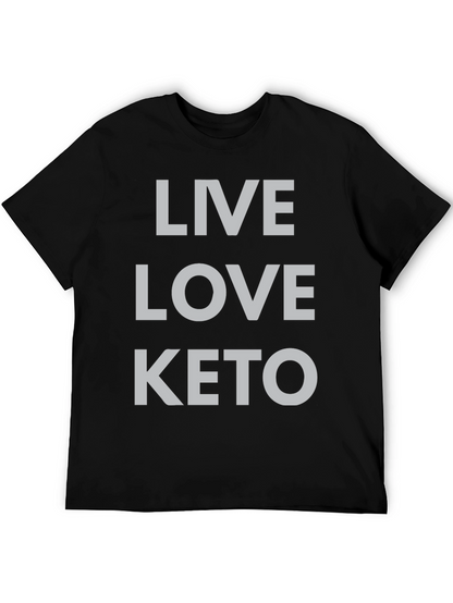 Live Love Keto T-Shirt - Black