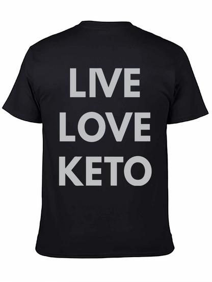 Live Love Keto T-Shirt - Black