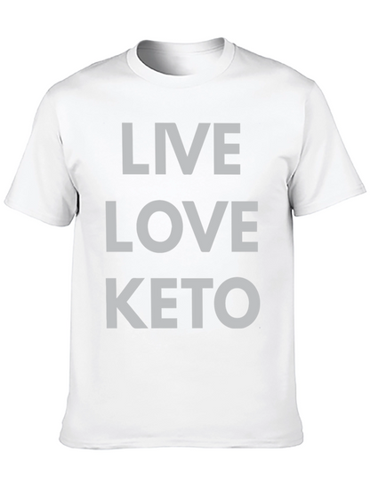 Live Love Keto T-Shirt - Black