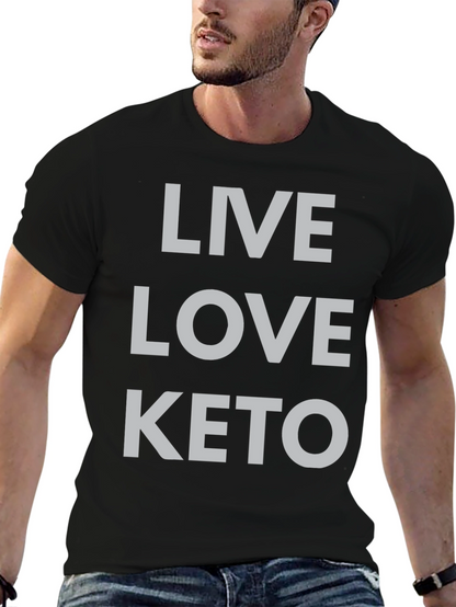 Live Love Keto T-Shirt - Black