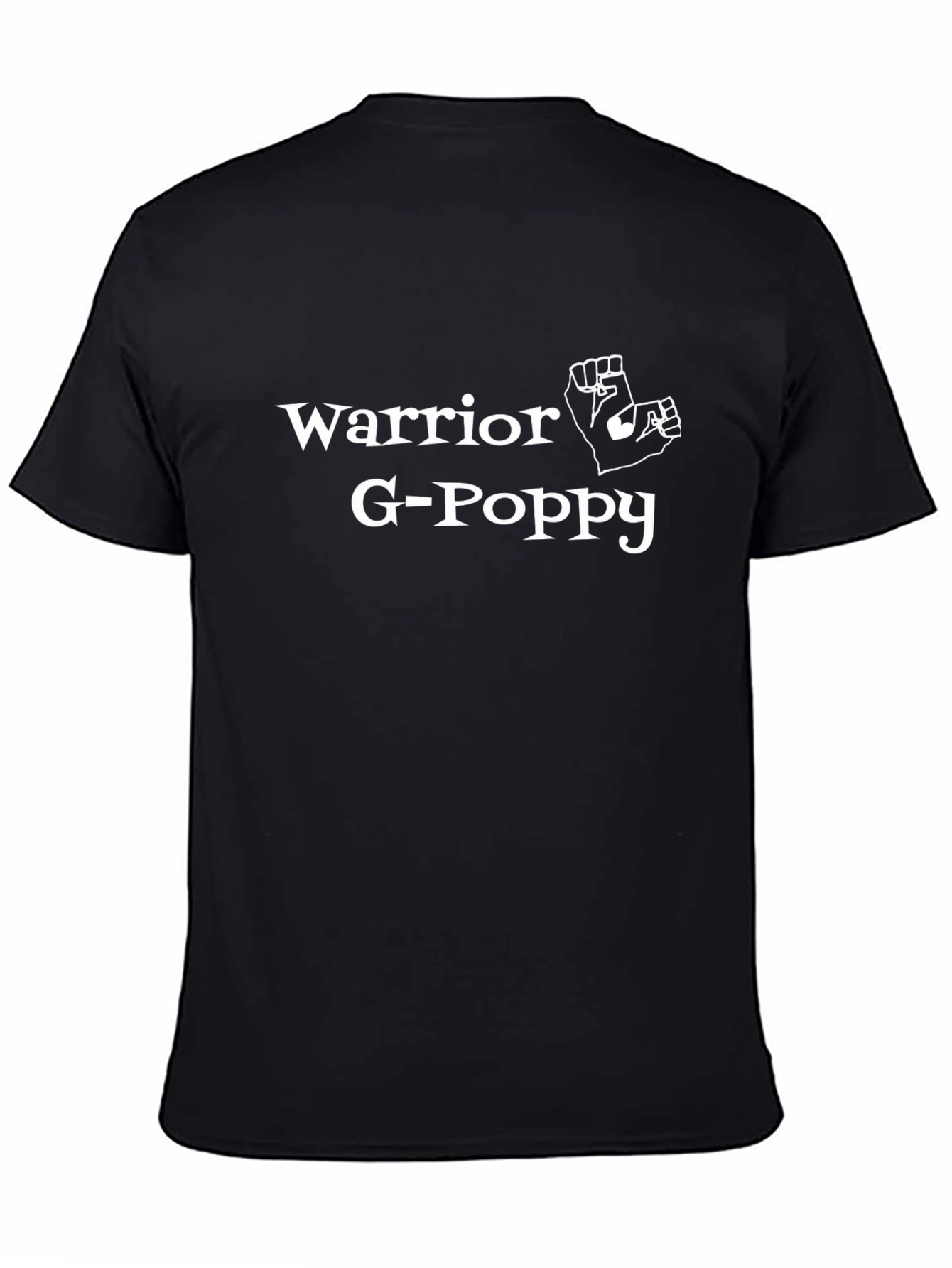 Warrior G-Poppy Black T-Shirt
