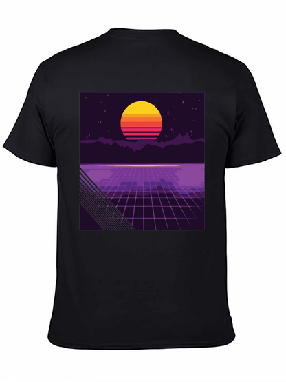 Retro Synthwave Sunset T-Shirt