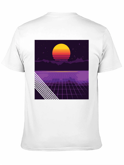 Retro Synthwave Sunset T-Shirt