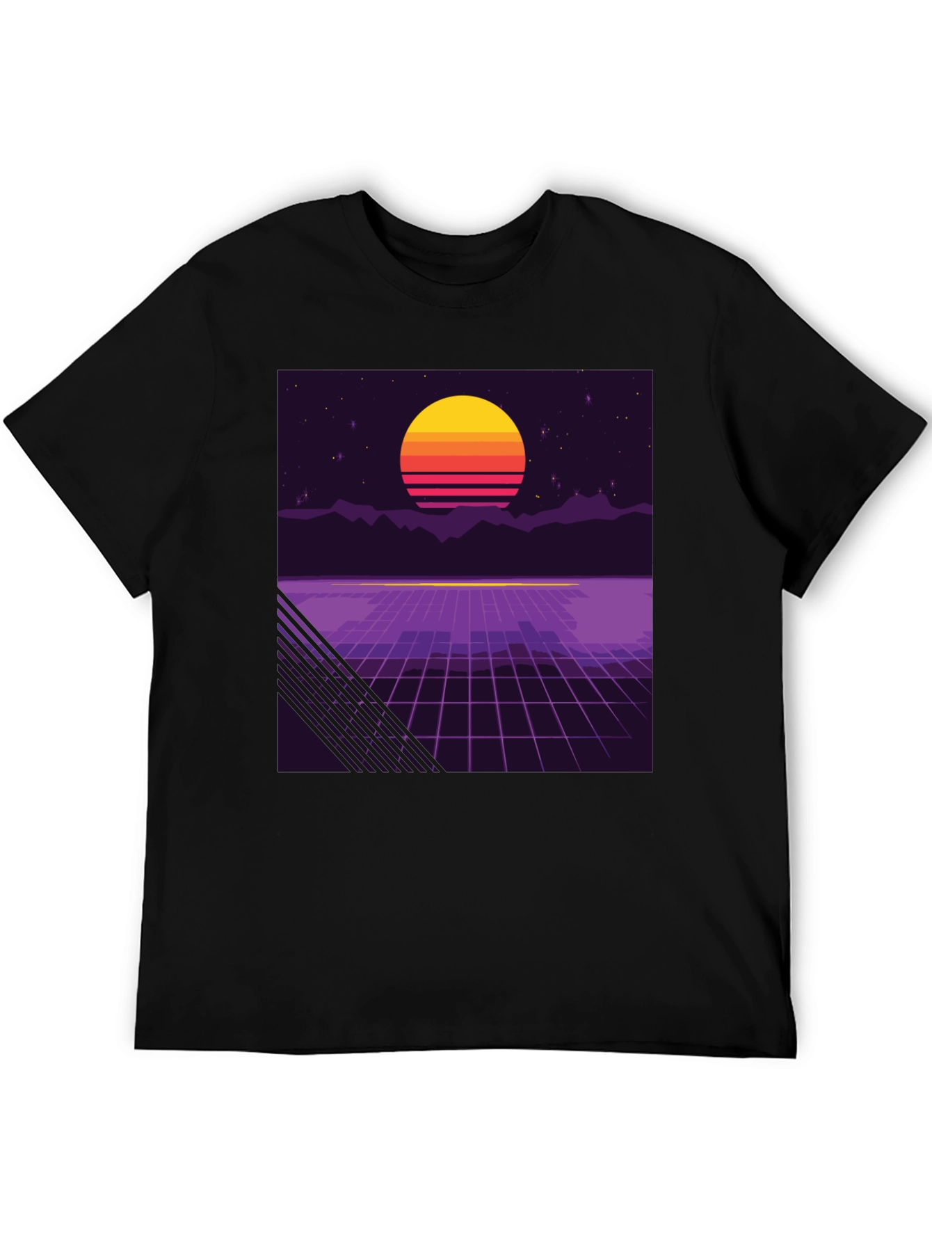 Retro Synthwave Sunset T-Shirt