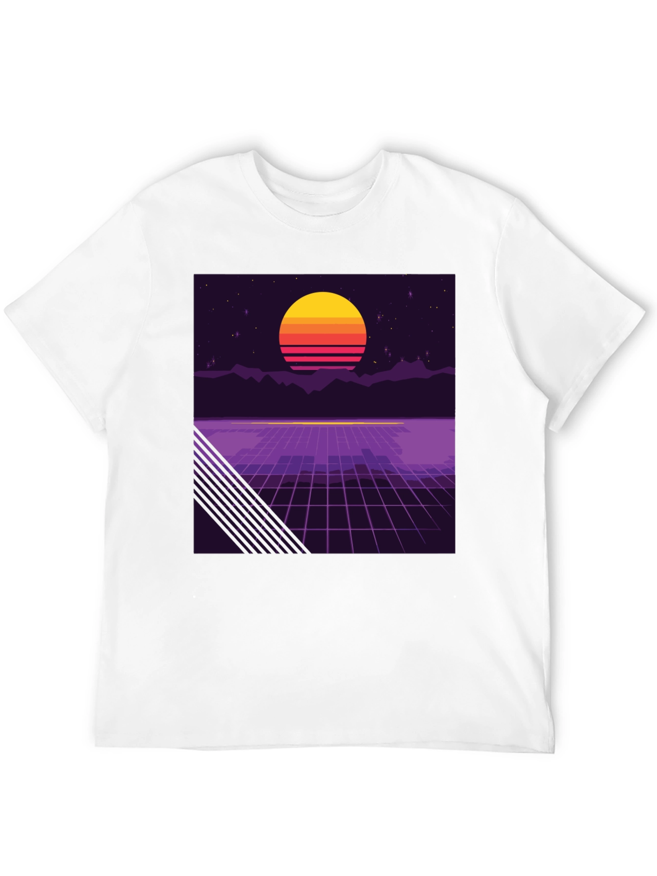 Retro Synthwave Sunset T-Shirt