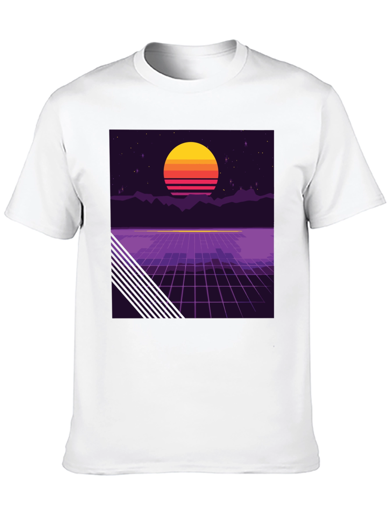 Retro Synthwave Sunset T-Shirt