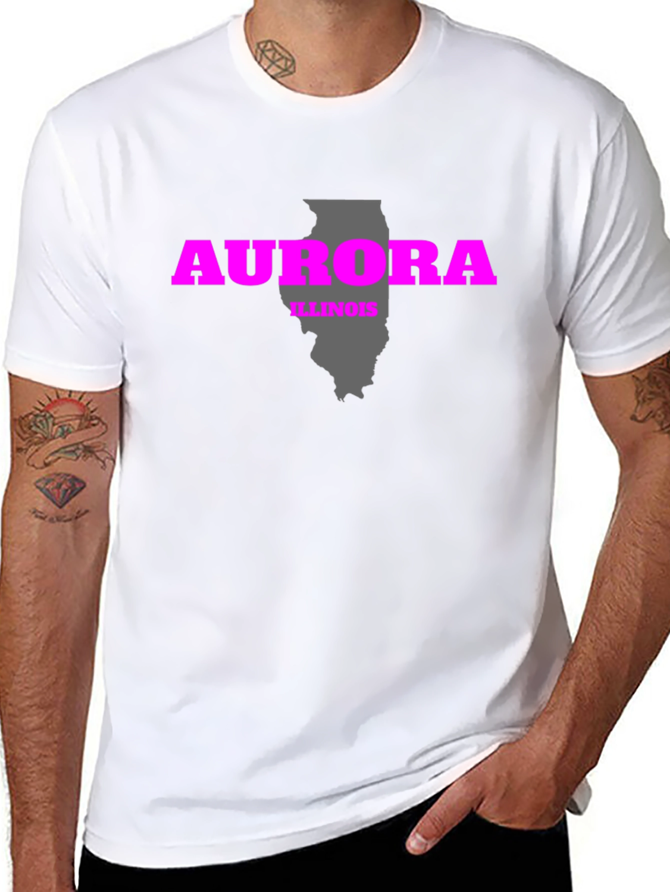 Aurora Illinois T-Shirt - City Pride Tee