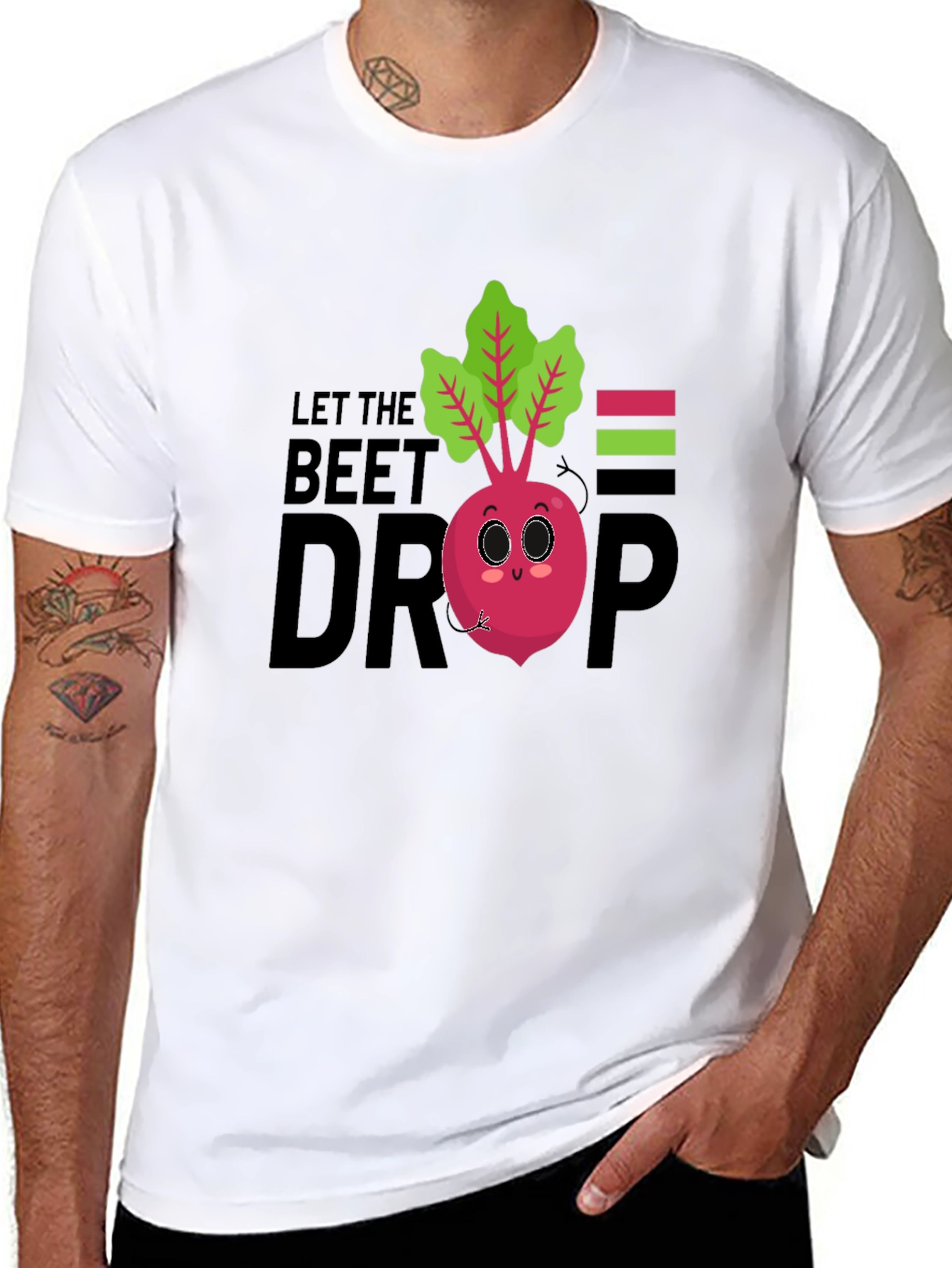 Let The Beet Drop Funny Graphic T-Shirt